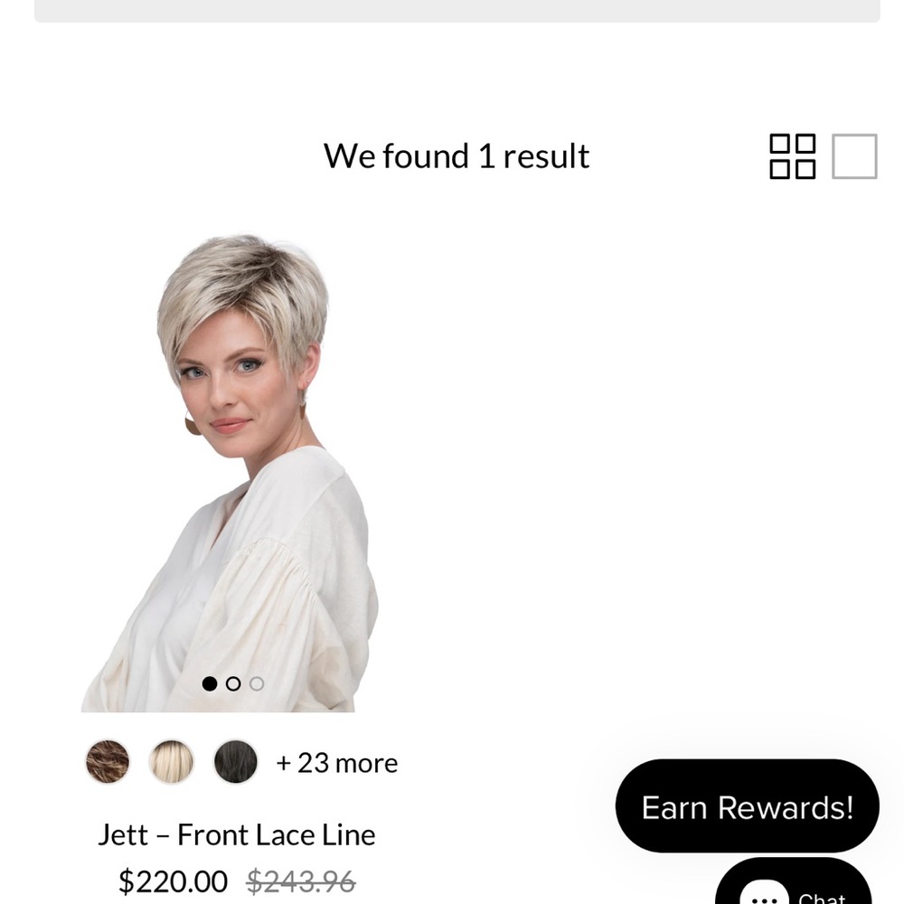 NWT ESTETICA DESIGNS JETT FRONT LACE LINE WIG SHORT HAIR IN SUNLIT BLONDE - Picture 3 of 17
